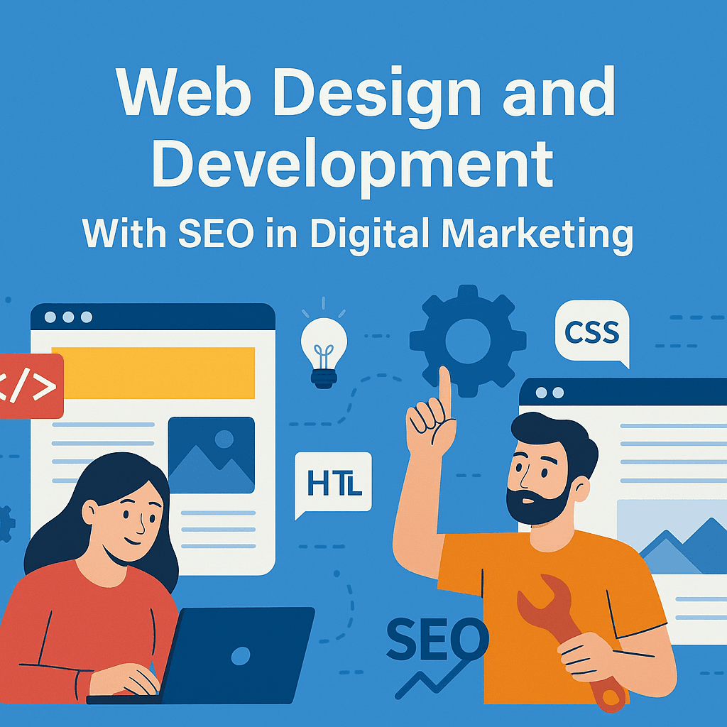 web design and development image