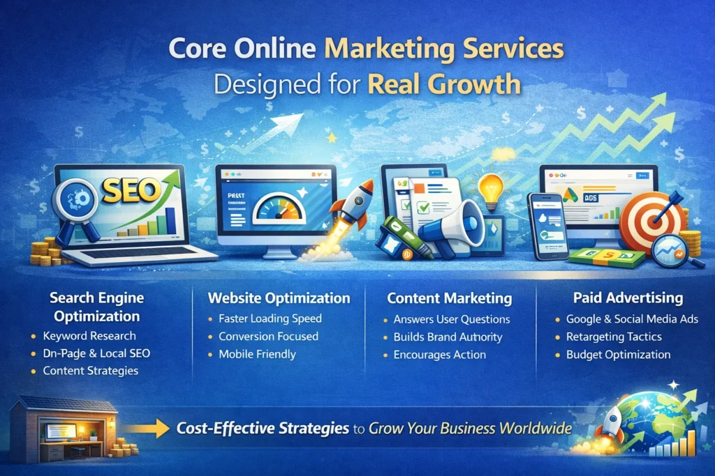 Core Online Marketing Services Designed for Real Growth
