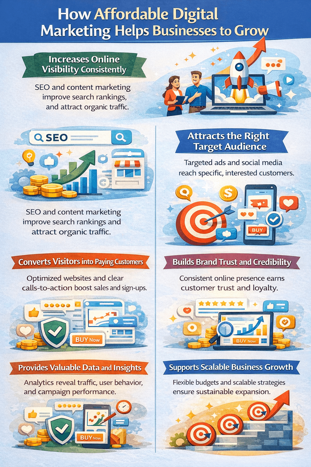 How Affordable digital marketing helps business to grow