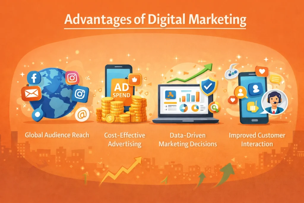 Advantages of Digital Marketing